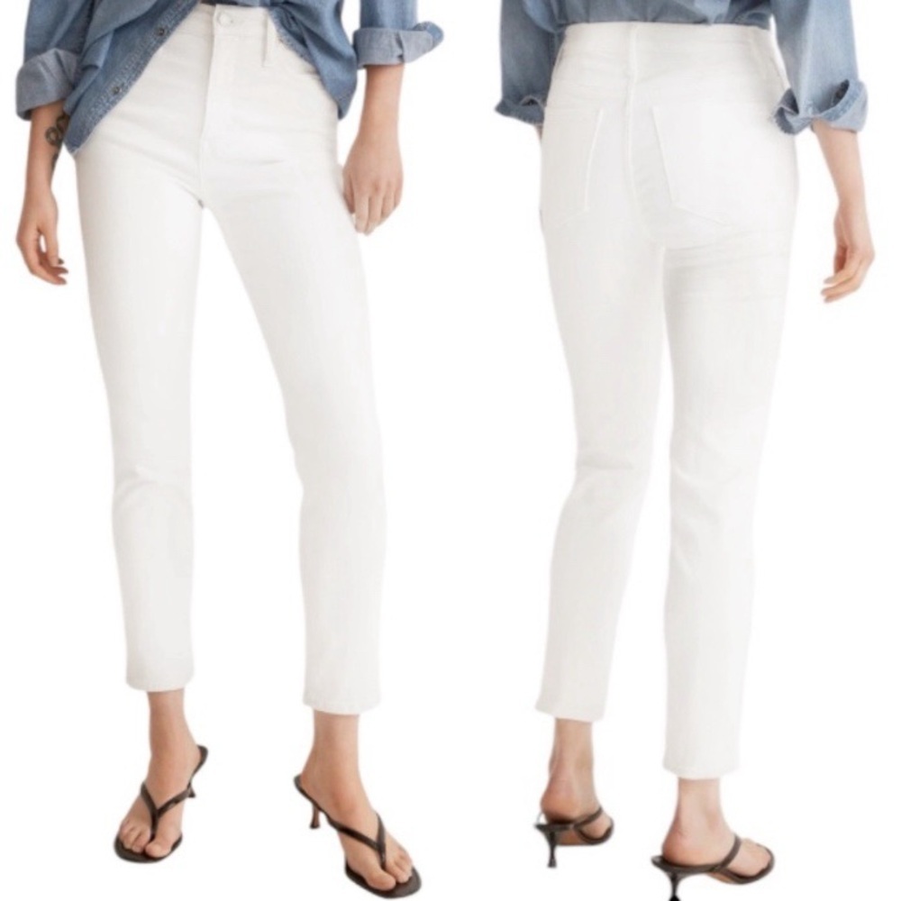 MADEWELL White Straight Jeans!